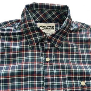 Mountain Khakis Men's Small Classic Fit Short Sleeve Button Shirt Fish Cotton
